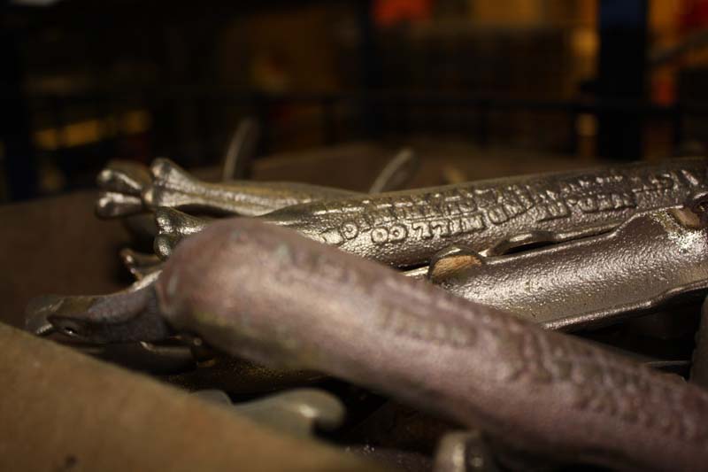 Embossed top cocking levers