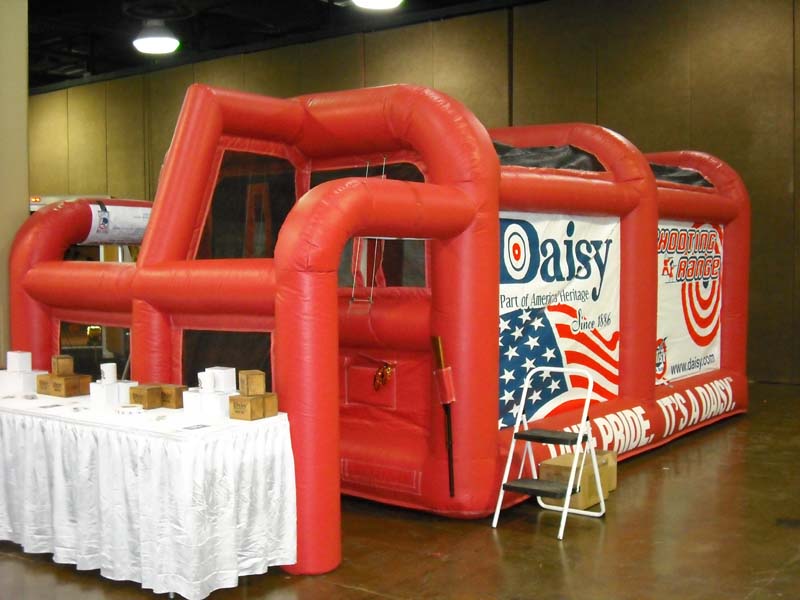 Daisy inflatable airgun range
