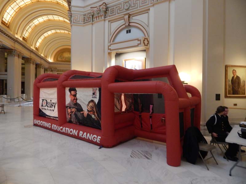 Daisy inflatable airgun range